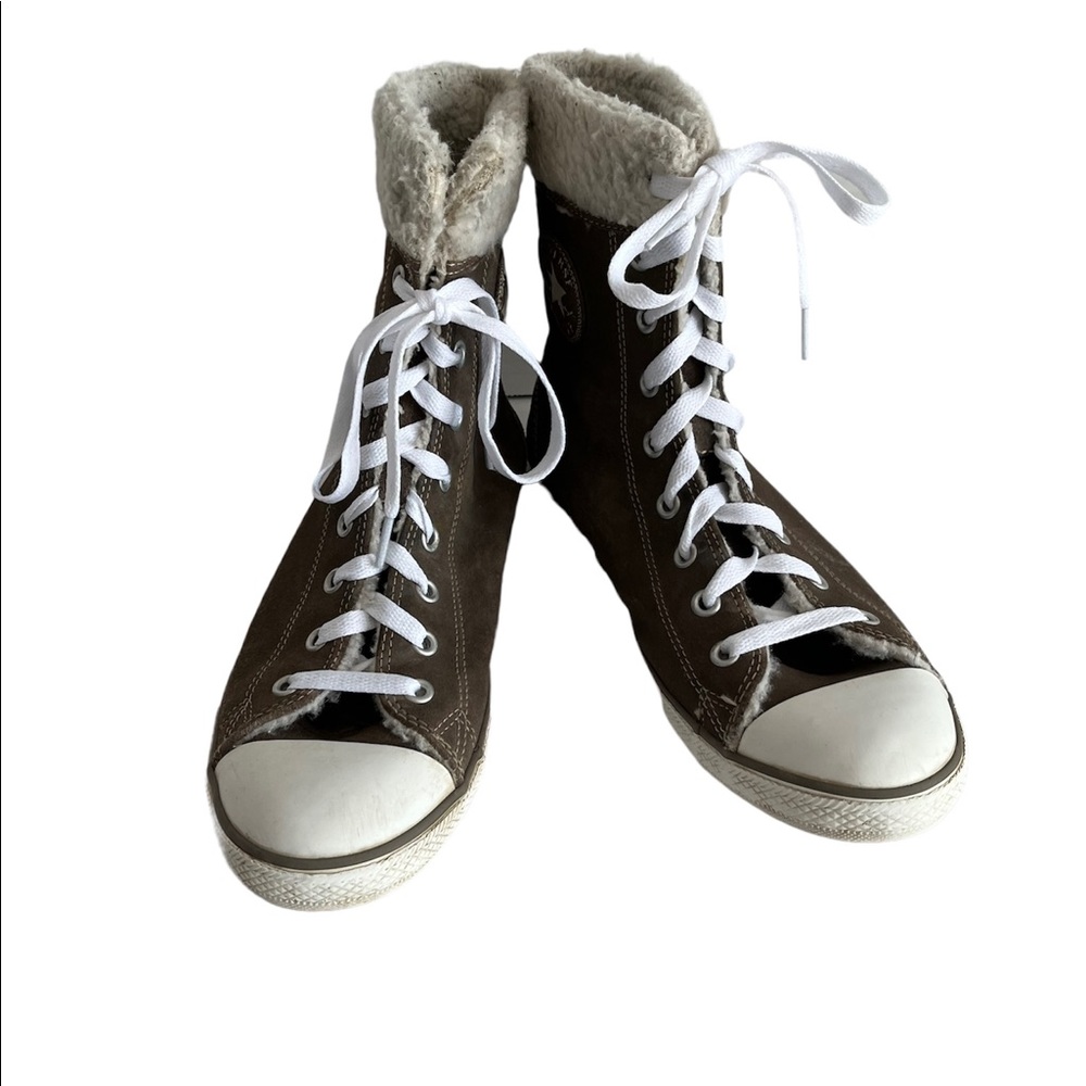 CONVERSE SUEDE FLEECE LINED HIGH TOPS